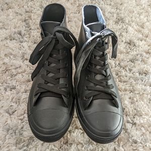 Converse style water resistant high tops